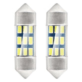 Bela LED-festoon žarnica z 9 diodami SMD 3014