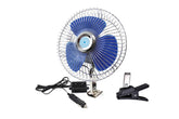 Kovinski avtomobilski ventilator s sponko za 24 V vozila