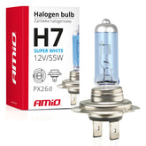 H7 Super White halogenska žarnica z UV-filtrom