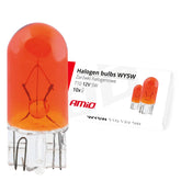10 jantarnih halogenskih žarnic WY5W T10 5 W 12 V