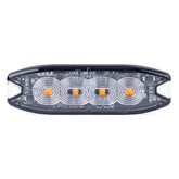 LED opozorilna luč s 4 LED diodami – pogled od spredaj