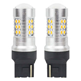 LED žarnica CANBUS T20 7440 WY21W z jantarno svetlobo