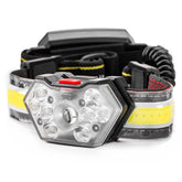 LED naglavna svetilka LH04 s COB-osvetlitvijo