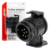 Adapter za prikolico 13/7 za 7-polni priklop prikolice in 13-polni vtič