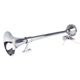 Fanfarehorn på 640 mm i krom til 12-24 V