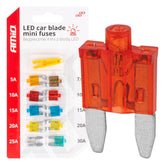 LED mini varovalke za avto, 10 kosov