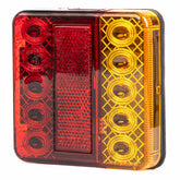 LED zadnja kombinirana luč 12 V z osvetlitvijo registrske tablice