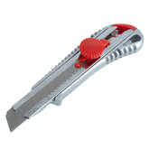 Aluminium hobbykniv med drejeknap og stålklinge