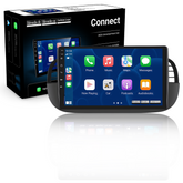 Fiat 500 07-15 - 9" radio z Apple CarPlay in Android Auto