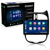 Peugeot 206 04-08 - 9 "radio z Apple CarPlay in Android Auto