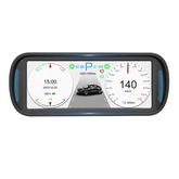 6,8" IPS HD HUD zaslon za Tesla Model 3/Y – Plug & Play Head-Up Display prikazuje ključne podatke o vožnji neposredno v voznikovem vidnem polju.