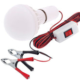 LED delovna svetilka 12V s krokodilskimi sponkami CARMOTION
