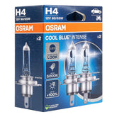 Osram H4 halogenski žarnici Cool Blue NEXT GEN 5000K, 2 kosa.