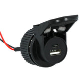Carpoint vgradna vtičnica USB-A + USB-C 12/24V