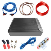 600W aktivni avtomobilski subwoofer 12V – kompakten bas zvočnik z avdio kablom