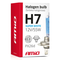 H7 Super White halogenska žarnica v embalaži
