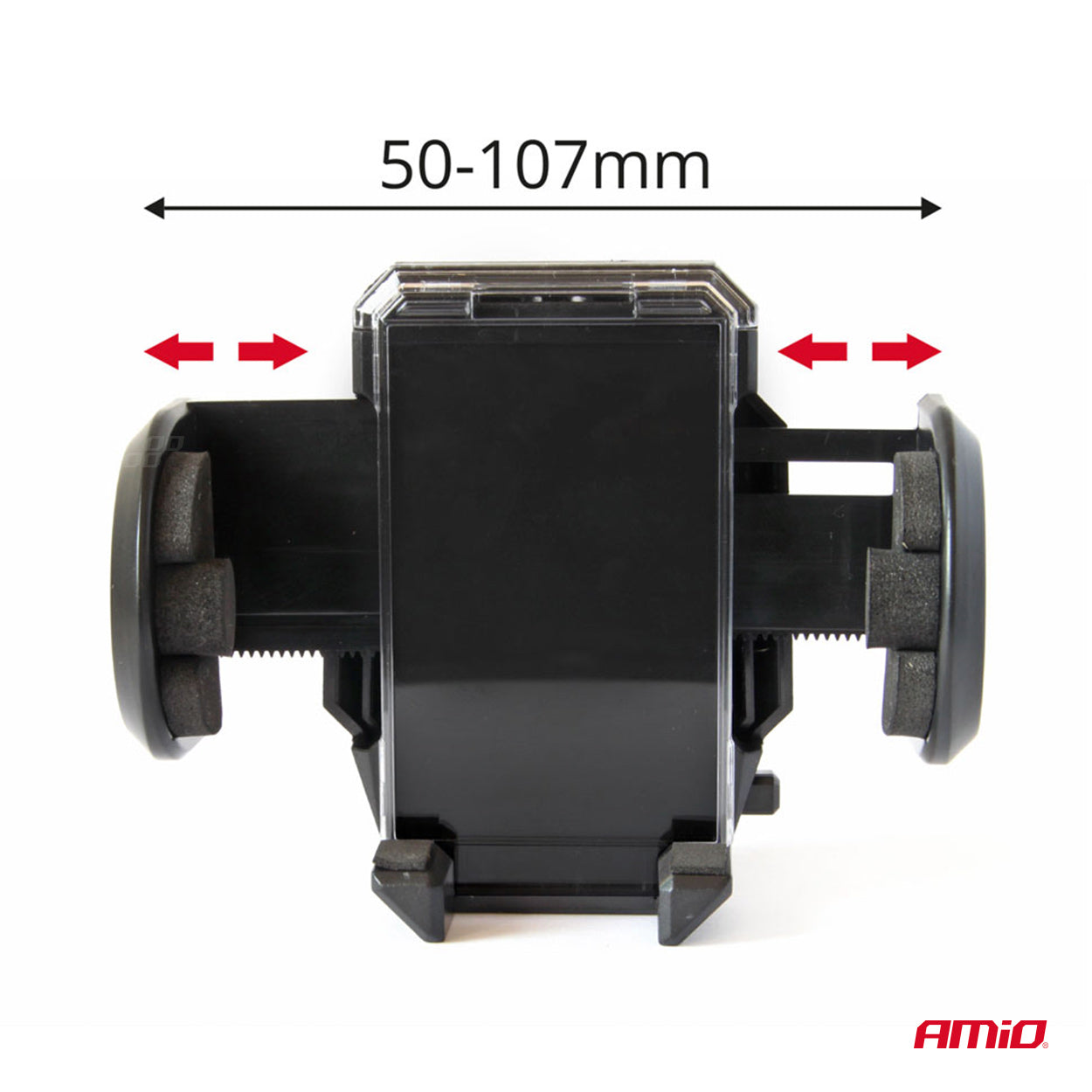 Telefonholder HOLD-03 med monteringsbeslag til glas