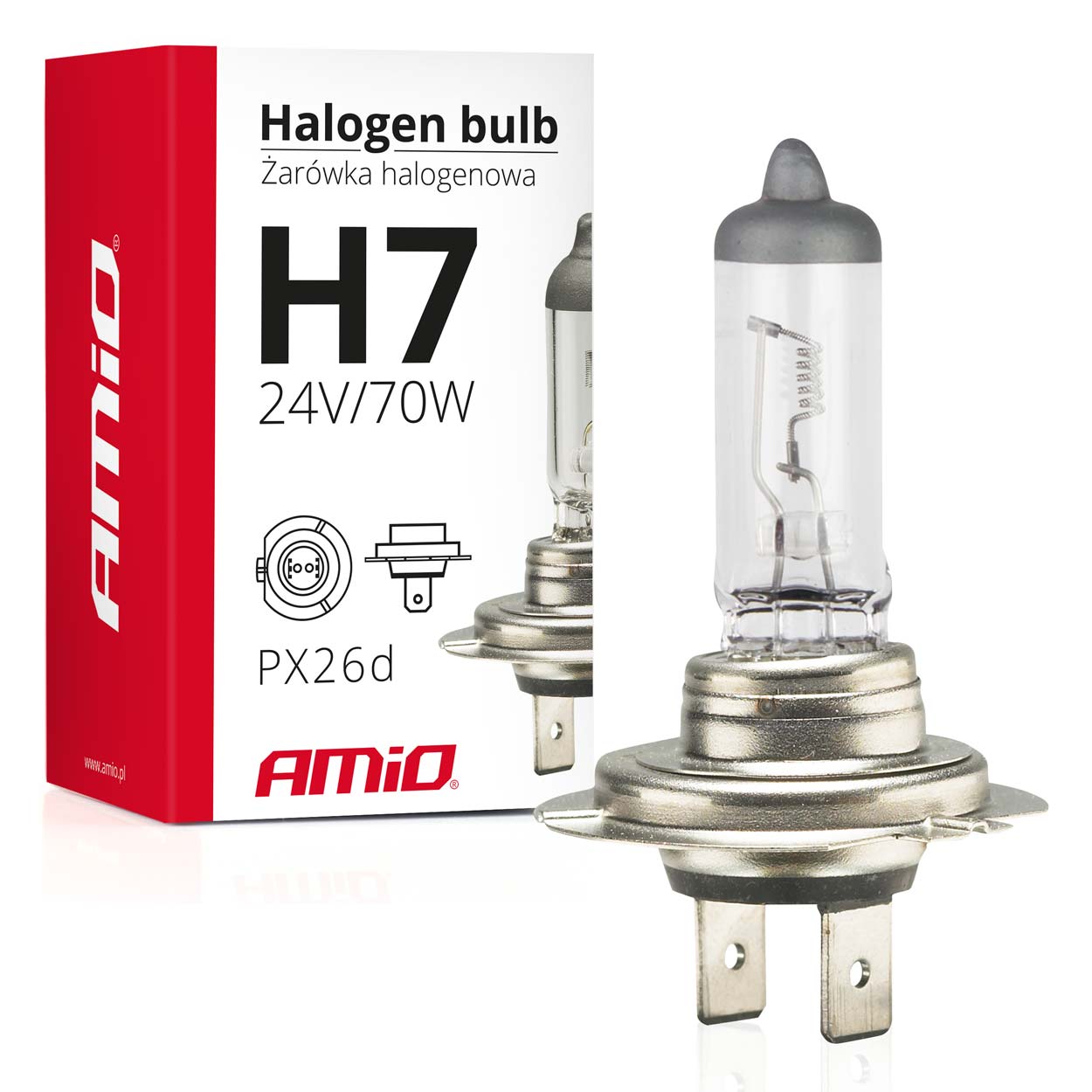 Halogenska žarnica H7 24V 70W z UV-filtrom
