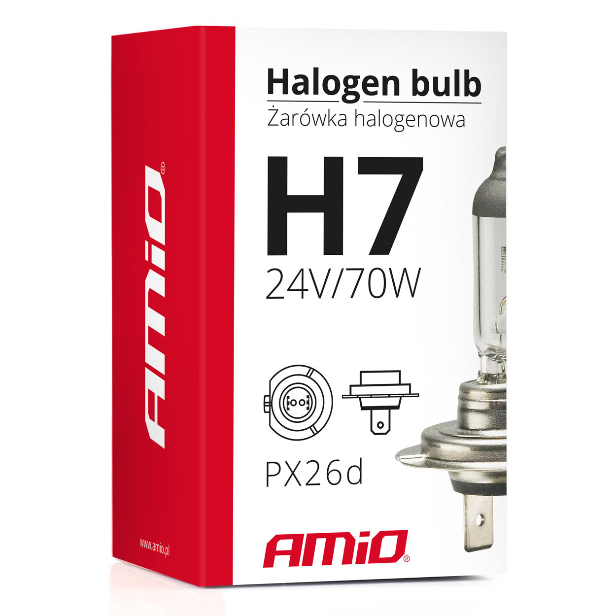 Halogenska žarnica H7 z homologacijo E8
