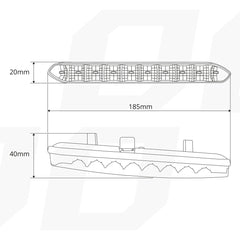 Dnevne luči DRL 810 z LED nizom