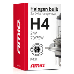 H4 halogenska žarnica 24 V z UV-filtrom
