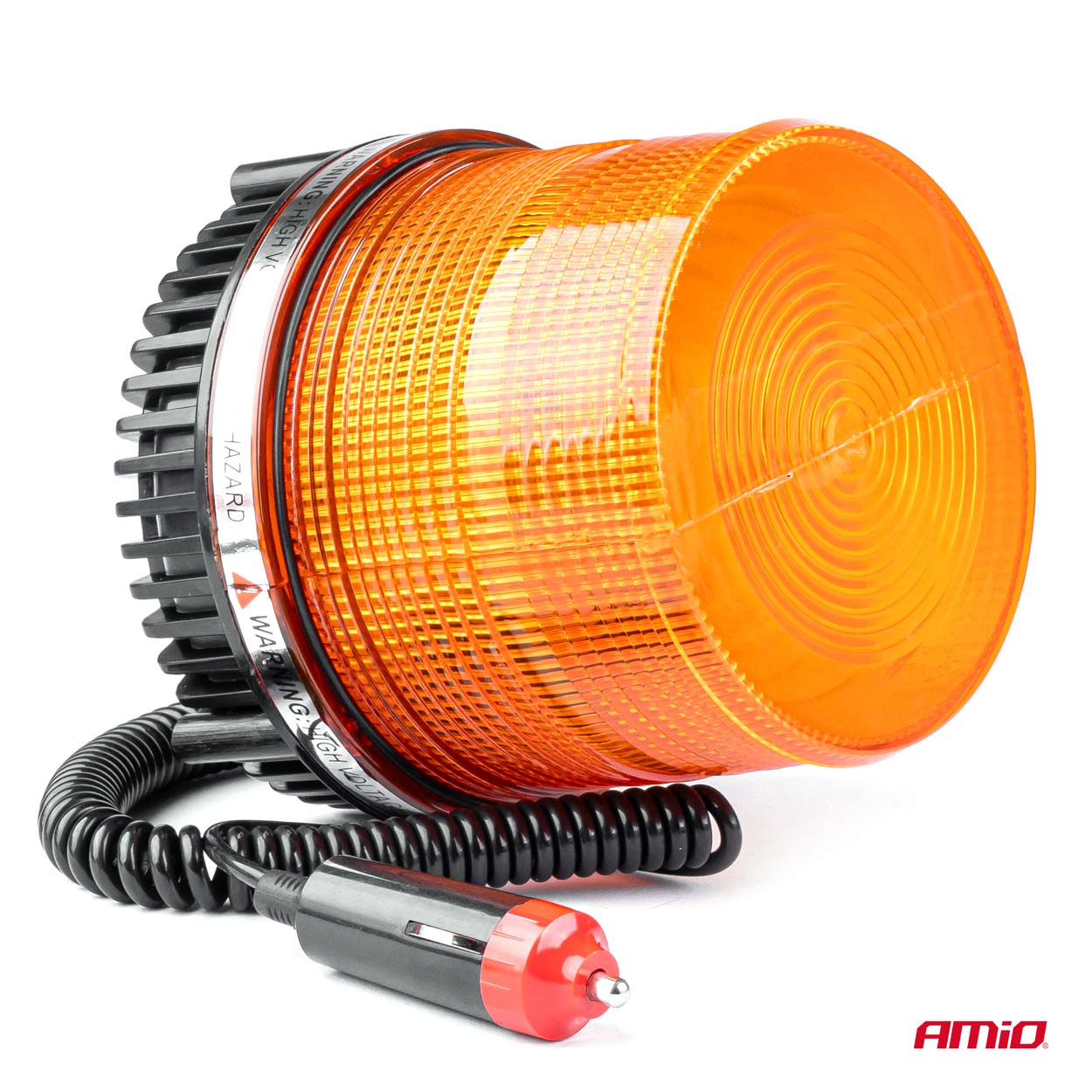 Oranžna LED opozorilna luč z magnetnim nosilcem