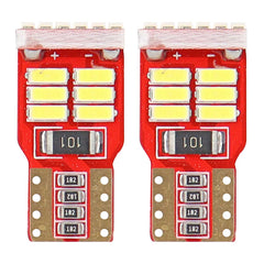 Bele LED žarnice W5W T10 z 18 diodami 4014