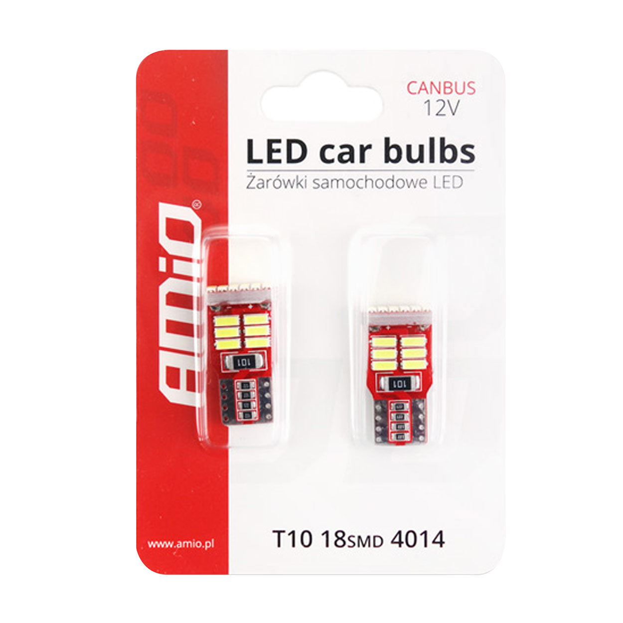 Paket dveh LED žarnic W5W T10