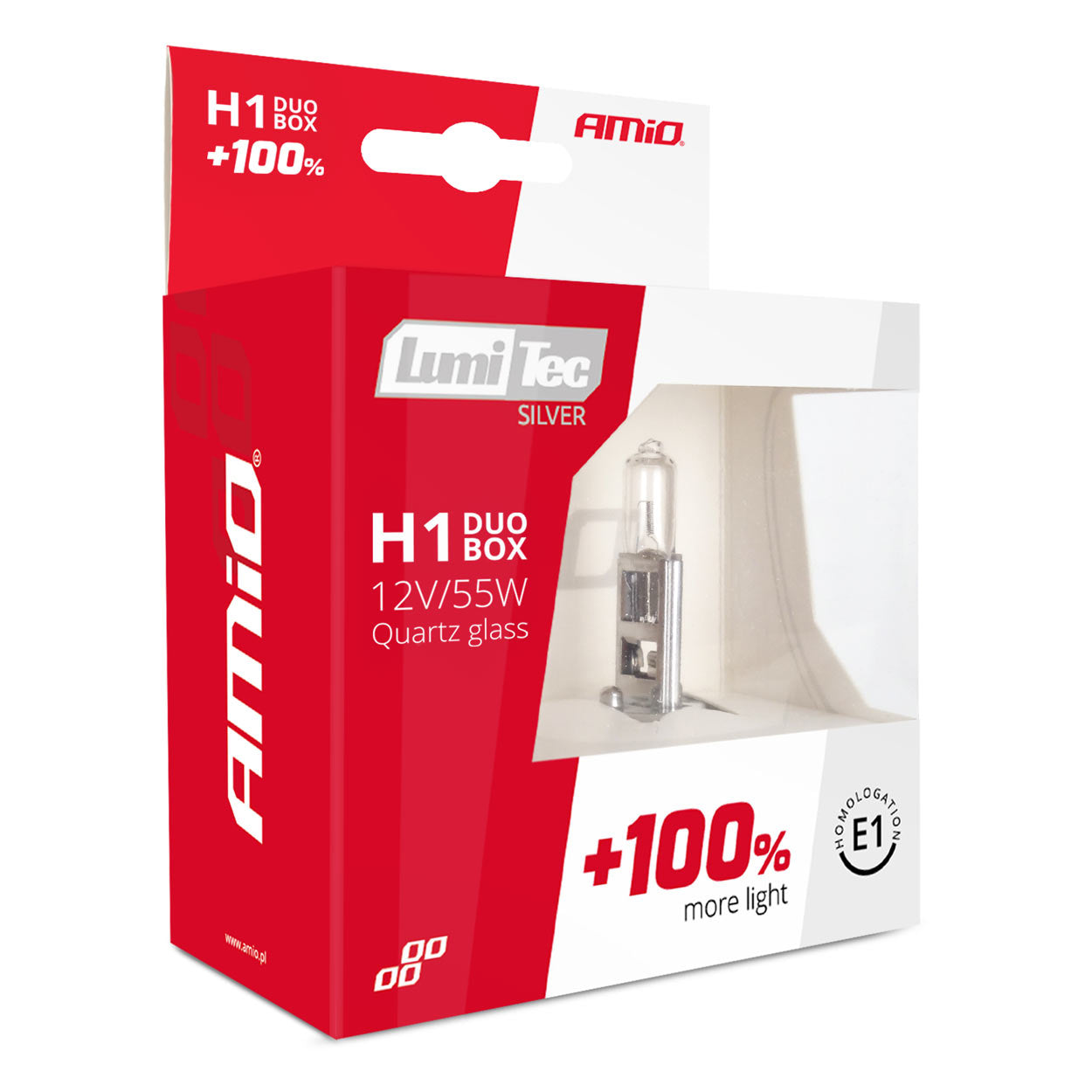 H1 halogenske žarnice 12V 55W LumiTec Silver