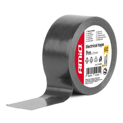 Črni izolirni trak 25 mm x 9 m, paket 9 kosov
