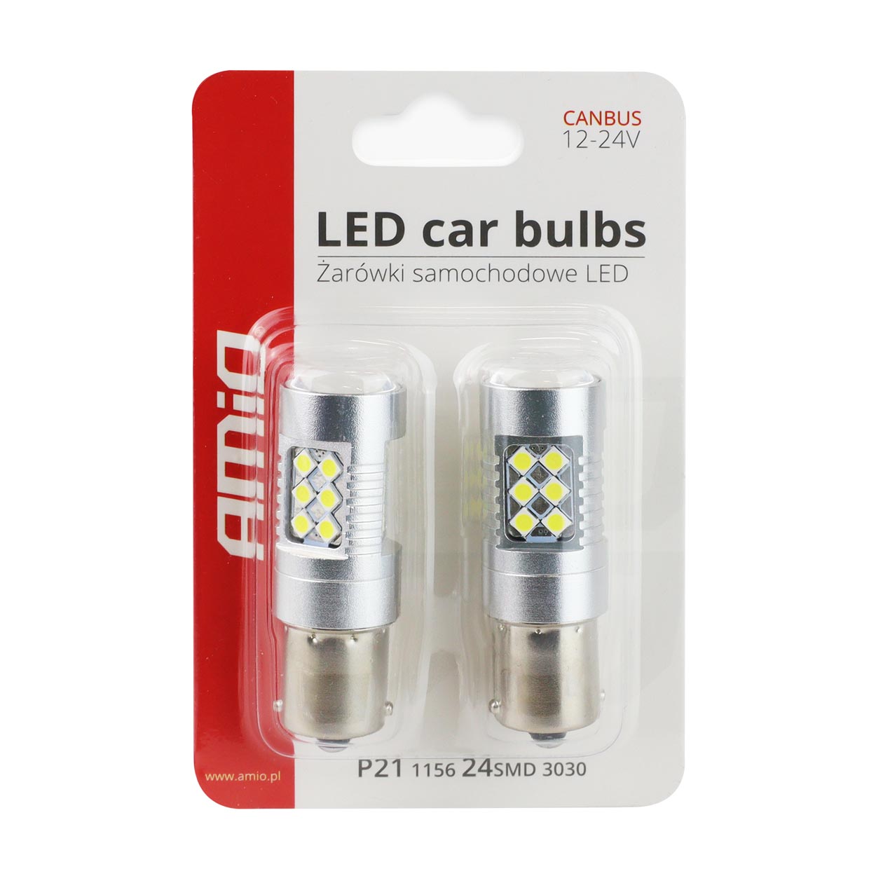 LED žarnica 1156 BA15S P21W z 800 lumni