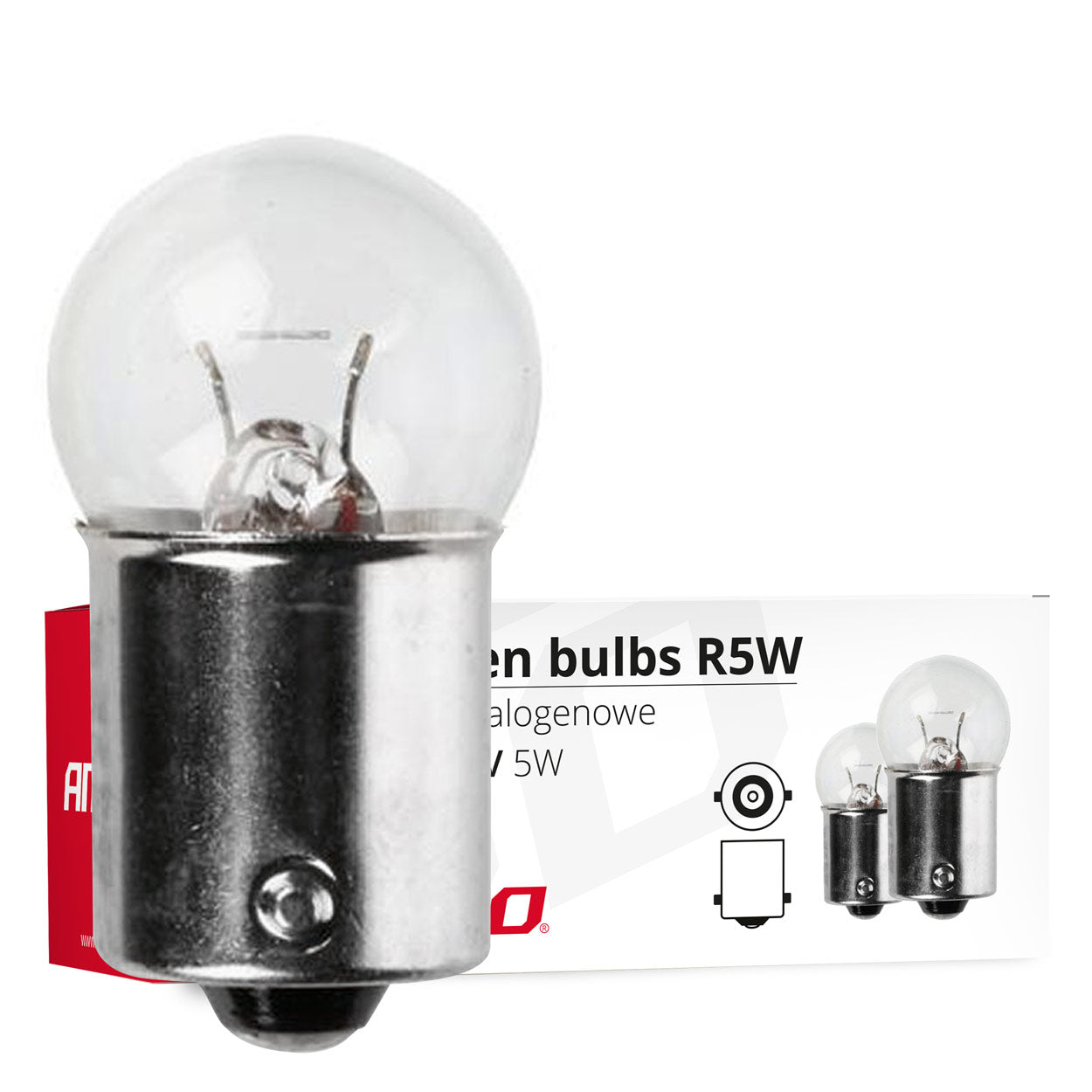 Halogenske žarnice R5W z grlom BA15s, 12 V in 5 W