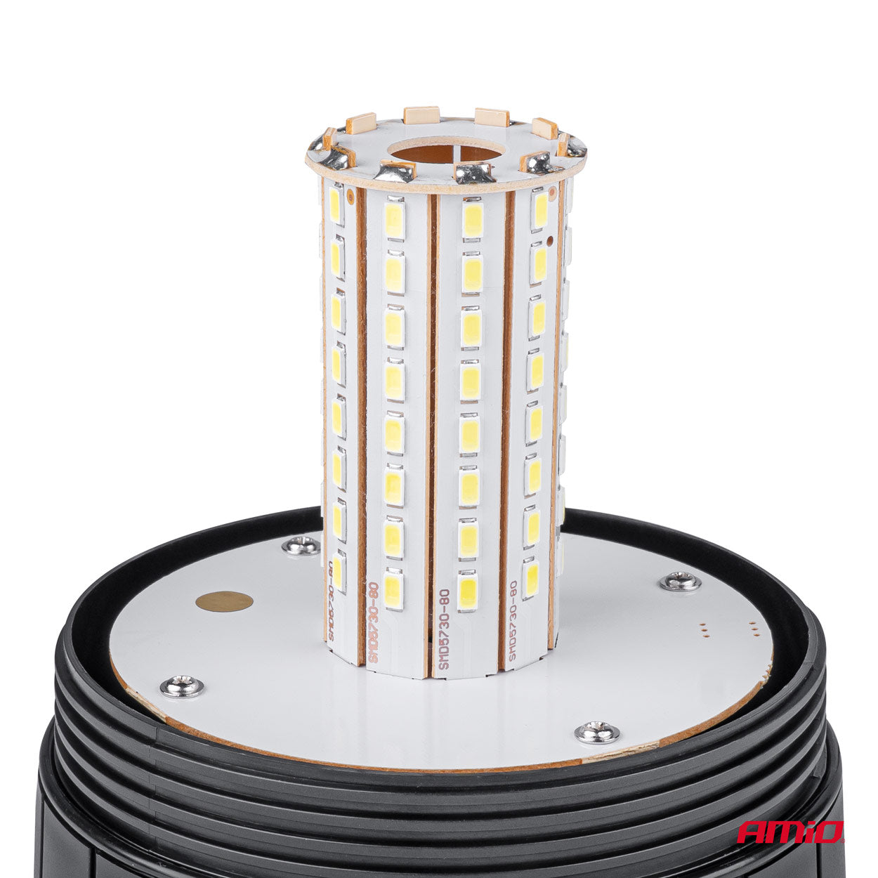LED-advarselslampe med orange blinklys