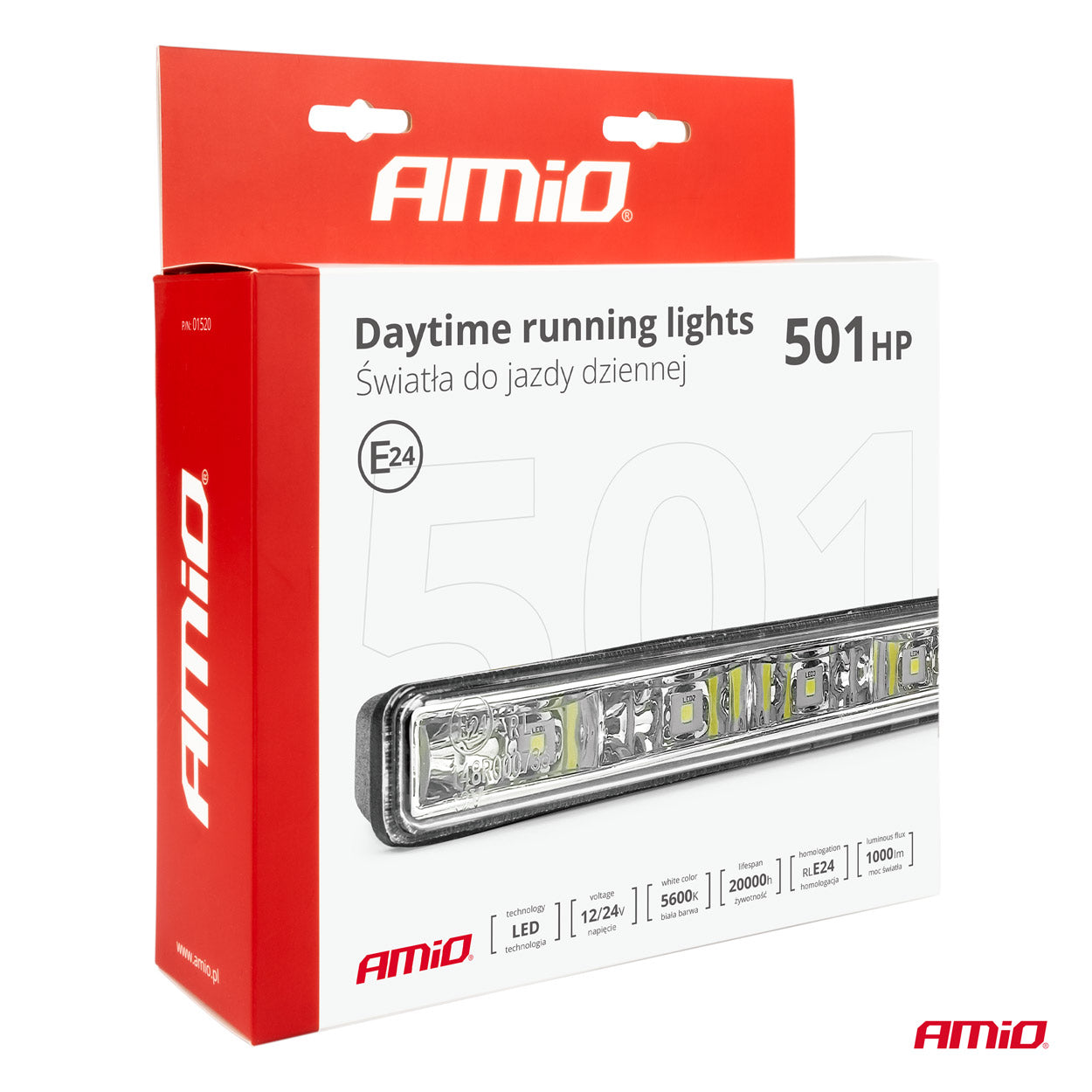 Komplet dveh dnevnih luči DRL 501HP
