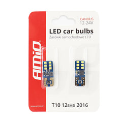 LED-pære T10e W5W 12/24 V