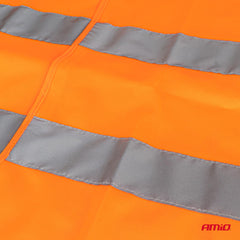 Orange sikkerhedsvest i størrelse XL