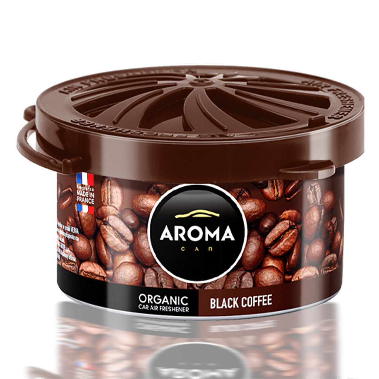 Aroma Organic Black Coffee osvežilec zraka za avto v aluminijasti pločevinki