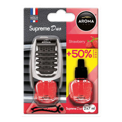 Aroma Car Supreme Duo Strawberry osvežilec zraka za avto z vonjem jagode