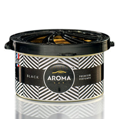 Aroma Car Prestige Organic Black osvežilec zraka za avto v črni dozi