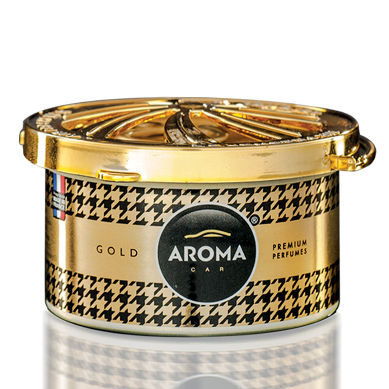 Aroma Prestige Organic Gold luftfrisker til bil i dåse