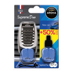 Aroma Car Supreme Duo New Car osvežilec zraka za avto z dodatno stekleničko