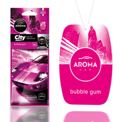 Aroma Car City Card osvežilec zraka z vonjem Bubble Gum