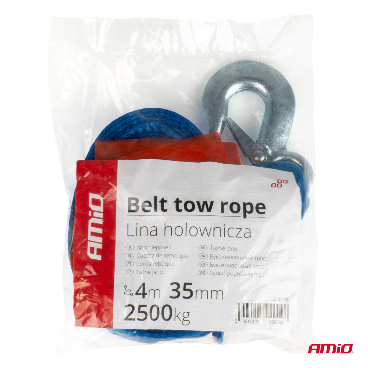 35 mm široka vlečna vrv z ojačanimi šivi