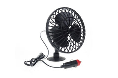 Mini-bilventilator til montering på bilrude