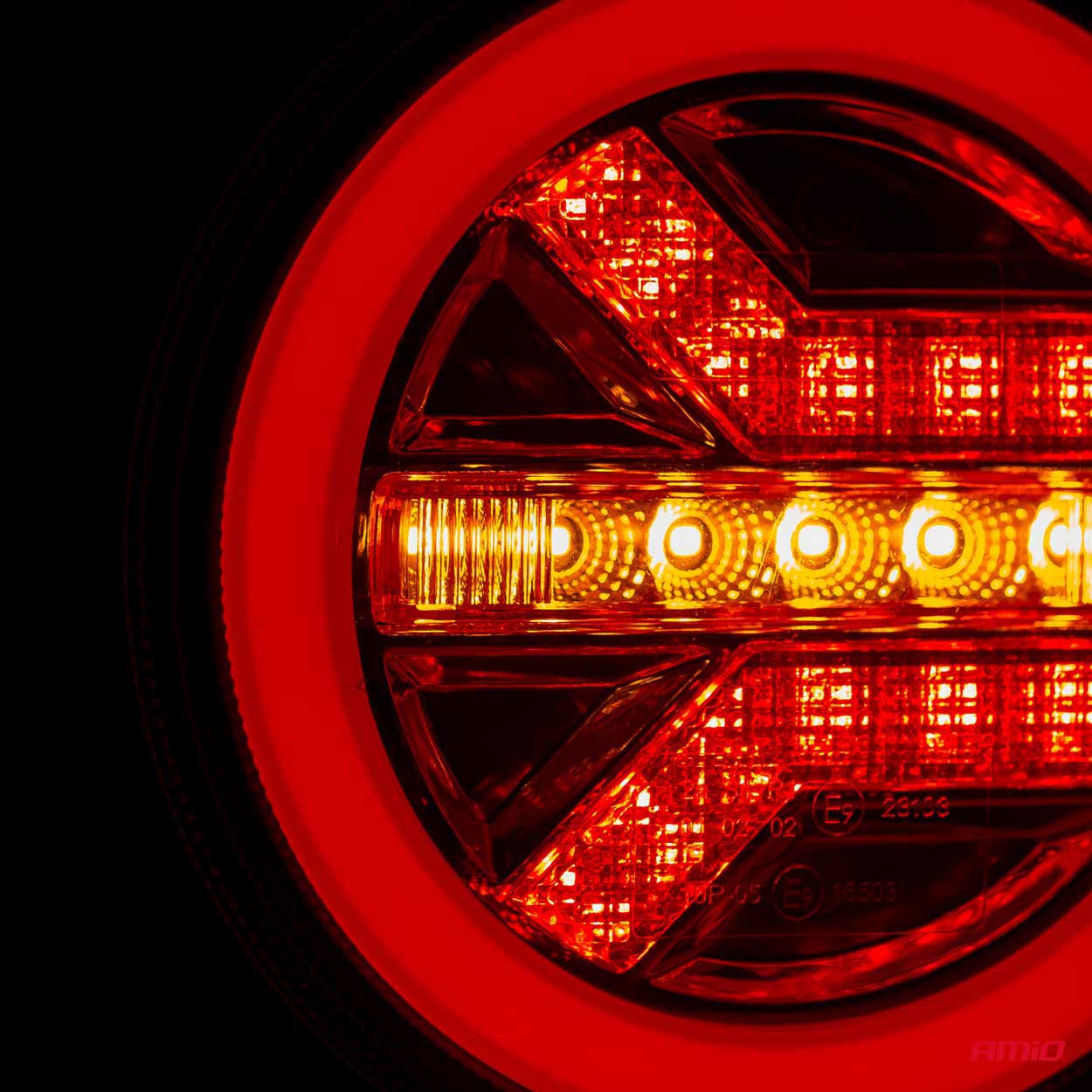 LED-kombinationsbaglygte med IP67
