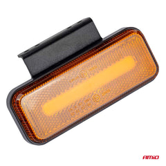 Orange LED-markeringslygte set fra siden