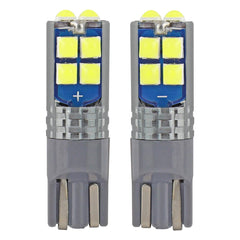 LED CANBUS W5W-pære med 10 SMD 3030-LED'er