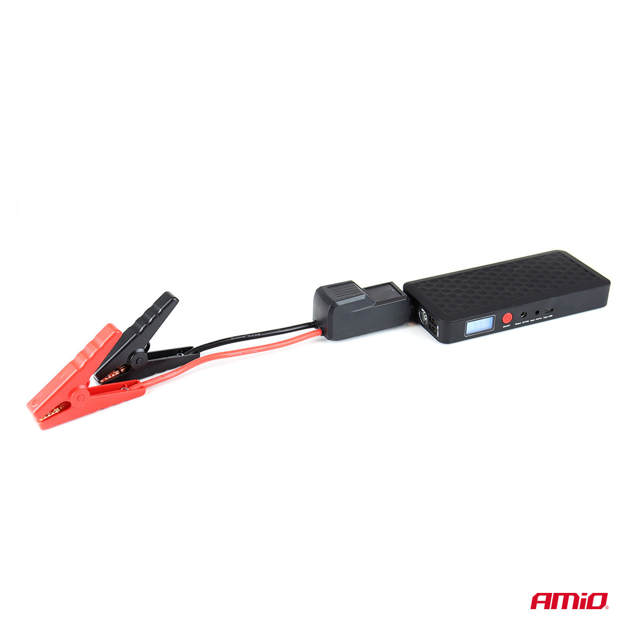 Bærbar jumpstarter med powerbankfunktion