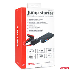 Jumpstarter med beskyttelse mod kortslutning