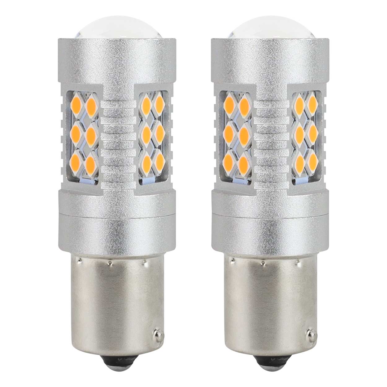 LED-pære CANBUS 1156 BAU15S PY21W til 12/24 V